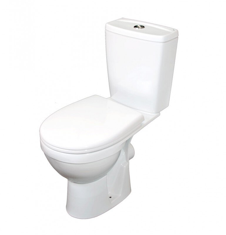 Изображение товара Rosa Рио ВнУнБ54 - напольный унитаз с крышкой, горизонтальный выпуск