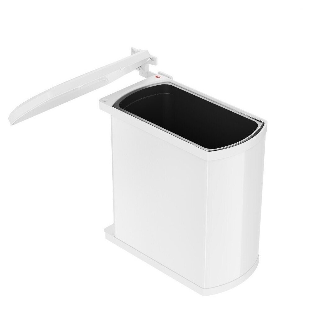 Изображение товара Ведро для мусора Hailo Oko flex 3418001, 18 л, белое
