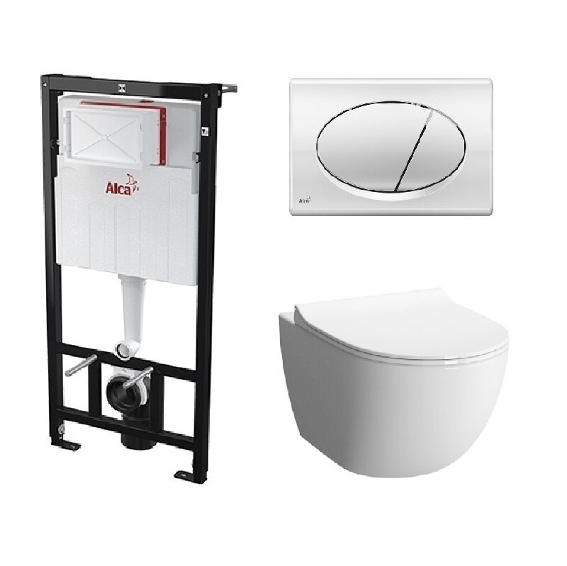 Изображение товара Инсталляция Alcaplast с унитазом Vitra Sento 7748B003-0075