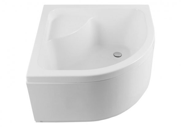 Изображение товара Душевой поддон Aquanet Optimal 293351 четверть круга с седеньем 90x90 белый