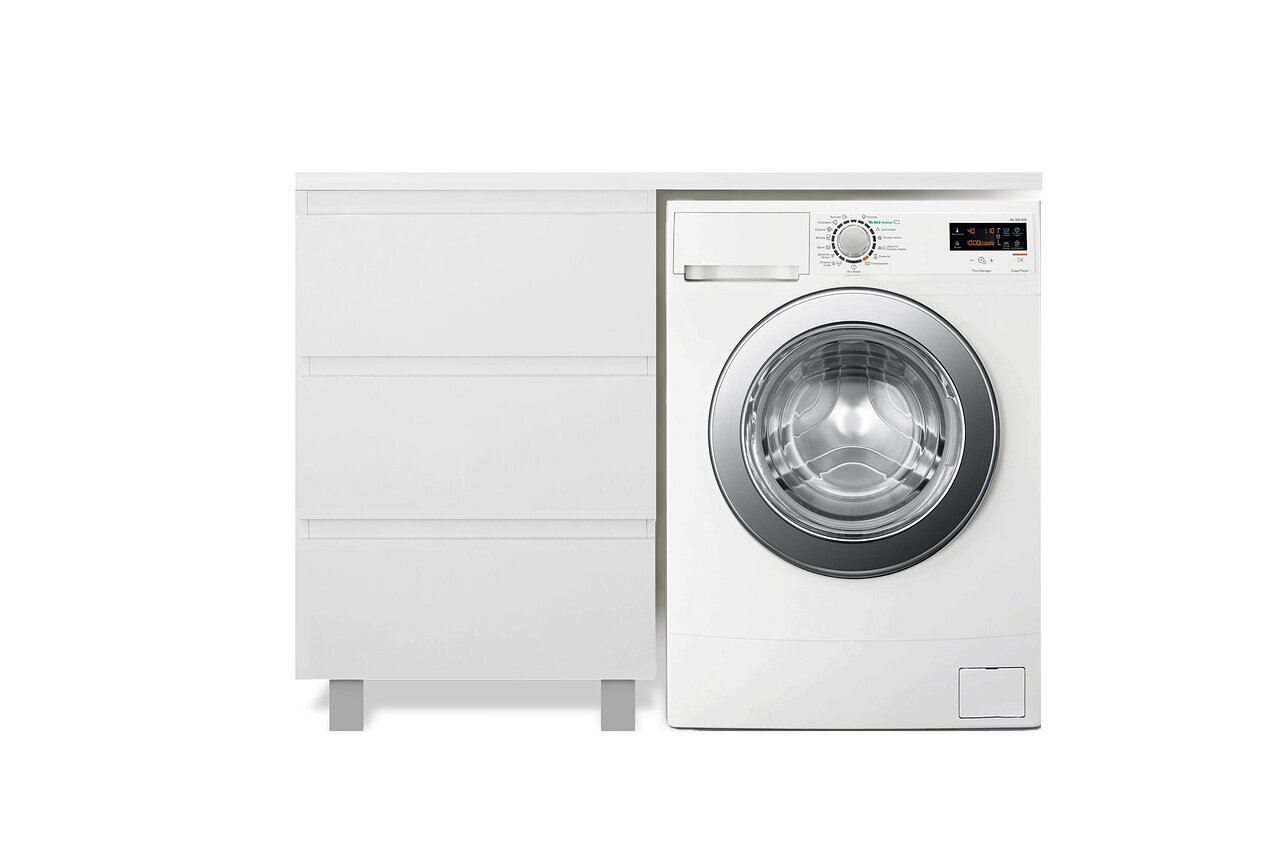 Изображение товара Тумба с раковиной Dallas Luxe 140 см белая для ванной комнаты