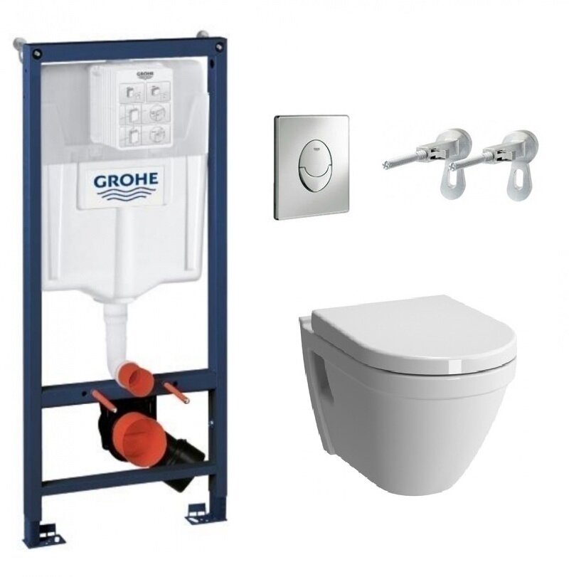 Изображение товара Инсталляция Grohe с унитазом Vitra S50 5318B003-0075 с сиденьем микролифт Изображение товара Инсталляция Grohe с унитазом Vitra S50 5318B003-0075 с сиденьем микролифт