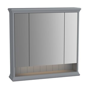 Изображение товара Зеркальный шкаф VitrA Valarte 62232, 80 см, с LED подсветкой, серый матовый
