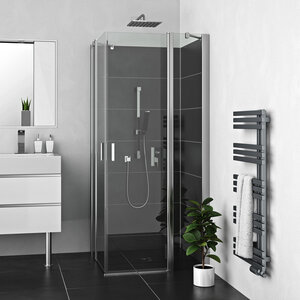 Изображение товара Душевой уголок Roth Limaya 120x120 см с распашной дверью и прозрачным стеклом