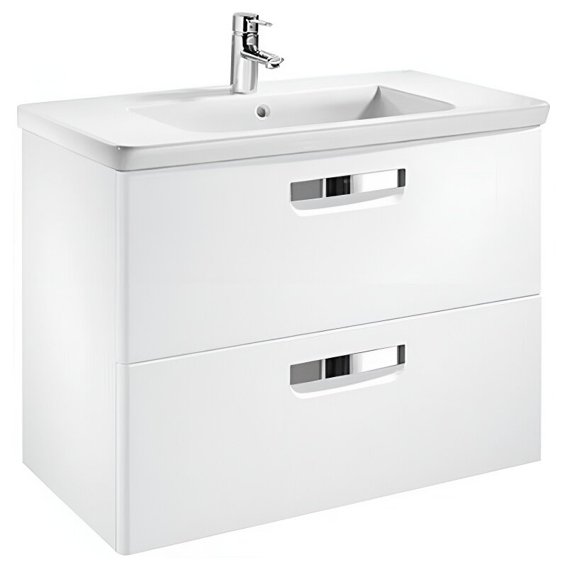 Изображение товара Тумба под раковину Roca The Gap 70 белый глянец подвесная