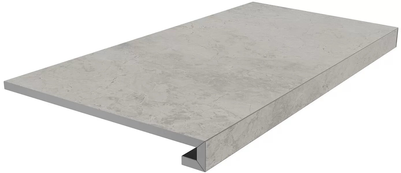 Изображение товара Ступень, керамогранит Kerama Marazzi Риальто SG850390R/GCF, 33 x 80 см, светло-серый Изображение товара Ступень, керамогранит Kerama Marazzi Риальто SG850390R/GCF, 33 x 80 см, светло-серый