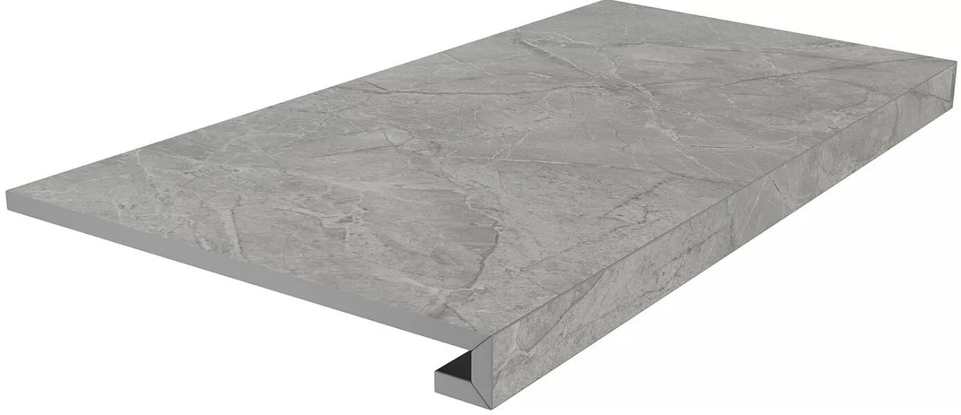 Изображение товара Ступень, керамогранит Kerama Marazzi Риальто SG850490R/GCF, 33 x 80 см, дымчатый Изображение товара Ступень, керамогранит Kerama Marazzi Риальто SG850490R/GCF, 33 x 80 см, дымчатый