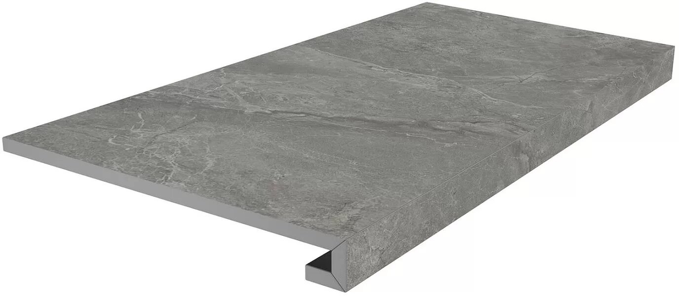 Изображение товара Ступень, керамогранит Kerama Marazzi Риальто SG850890R/GCF, 33 x 80 см, тёмно-серый Изображение товара Ступень, керамогранит Kerama Marazzi Риальто SG850890R/GCF, 33 x 80 см, тёмно-серый