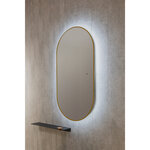 Зеркало Jorno Болонья BlgGl.02.550x1050/W/JR, 55 x 105 см, с LED-подсветкой, инфракрасный выключатель, диммер, цвет рамы золото - фото 1 Зеркало Jorno Болонья BlgGl.02.550x1050/W/JR, 55 x 105 см, с LED-подсветкой, инфракрасный выключатель, диммер, цвет рамы золото - фото 1