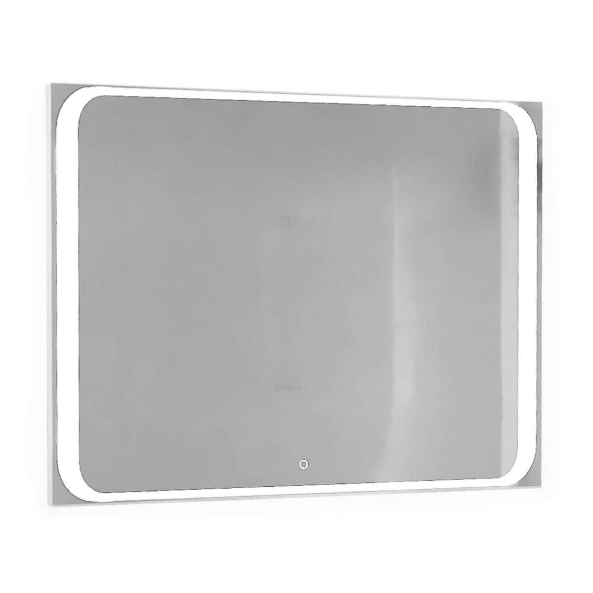 Изображение товара Зеркало Jorno Модуль Mоl.02.92/W, 92 x 69 см, с LED-подсветкой, сенсорный выключатель, цвет белый Изображение товара Зеркало Jorno Модуль Mоl.02.92/W, 92 x 69 см, с LED-подсветкой, сенсорный выключатель, цвет белый