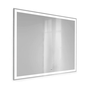 Изображение товара Зеркало Jorno Прима Prim.02.100/W/RL, 100 x 80 см, с LED-подсветкой, инфракрасный выключатель, цвет белый