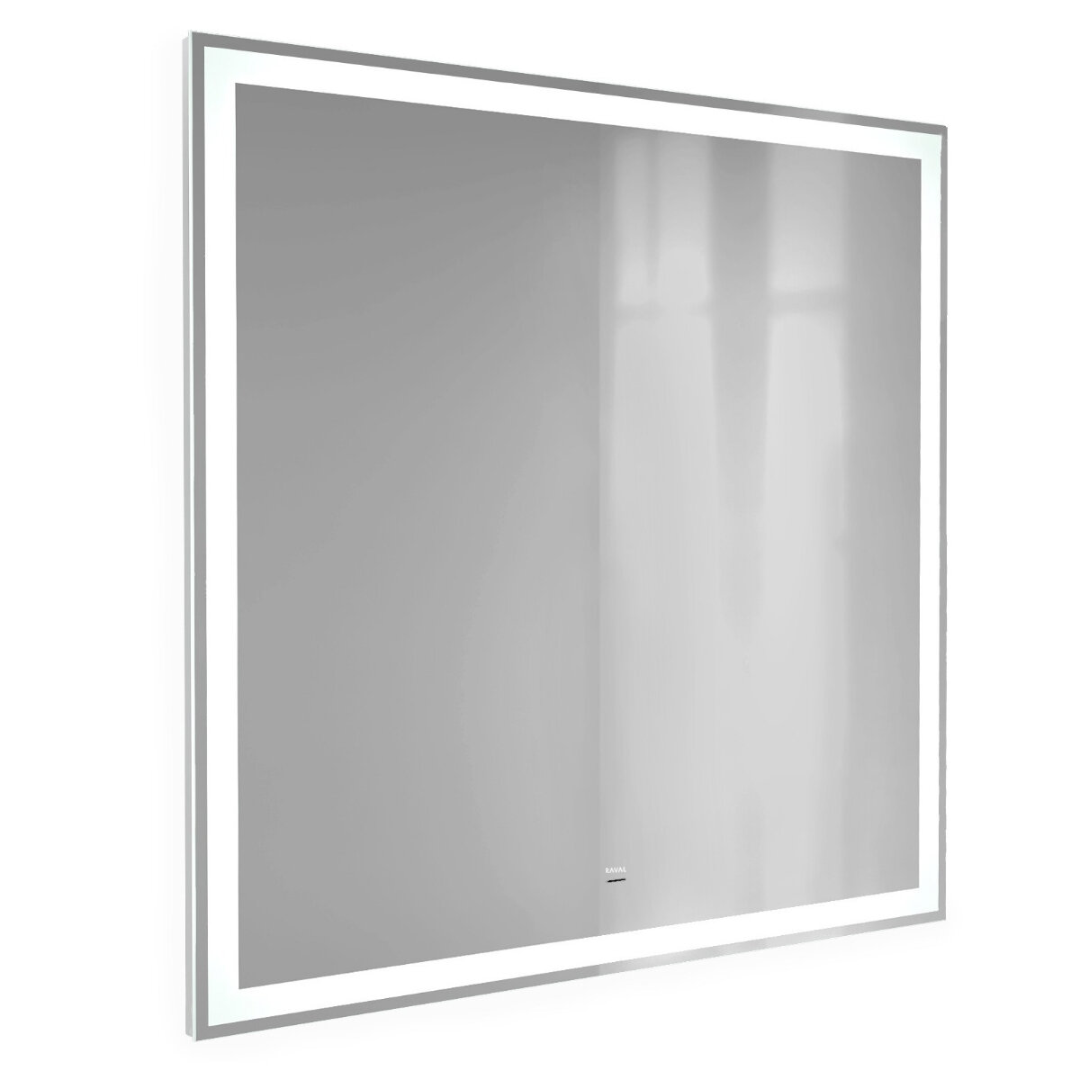 Изображение товара Зеркало Jorno Прима Prim.02.77/W/RL, 77 см, с LED-подсветкой, инфракрасный выключатель, цвет белый
