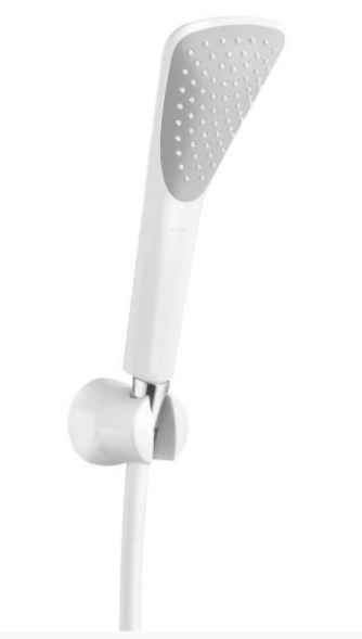 Изображение товара Душевой гарнитур Kludi Fizz S1 6765091-00 для ванны, цвет белый/хром, 1 режим струи
