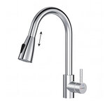 Смеситель для кухонной мойки Am.Pm X-Joy SF85B07500, с выдвижным изливом, хром - фото 1 Смеситель для кухонной мойки Am.Pm X-Joy SF85B07500, с выдвижным изливом, хром - фото 1