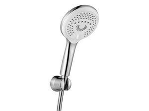 Изображение товара Душевой гарнитур Kludi Freshline 3S 6795005-00 для ванны, держатель круглый, цвет хром, 3 режима струи