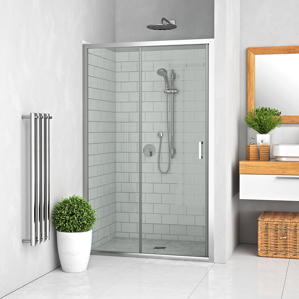 Изображение товара Душевая дверь Roth Lega Line LLD2/1000 в нишу, стекло прозрачное