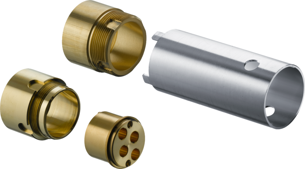 Изображение товара Набор для удлинения душевого шланга 25 мм Hansgrohe хром Германия