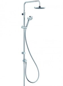 Изображение товара Душевая система Kludi Logo Dual Shower System 6809105-00 без смесителя, ручная лейка 3S, 3 режима струи