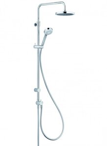 Изображение товара Душевая система Kludi Logo Dual Shower System 6809305-00 без смесителя, ручная лейка 1S, 1 режим струи