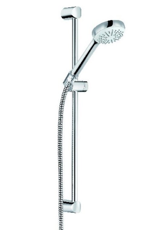 Изображение товара Душевой гарнитур Kludi Logo 1S 6816005-00, длина штанги 60 см, цвет хром, 1 режим струи Изображение товара Душевой гарнитур Kludi Logo 1S 6816005-00, длина штанги 60 см, цвет хром, 1 режим струи