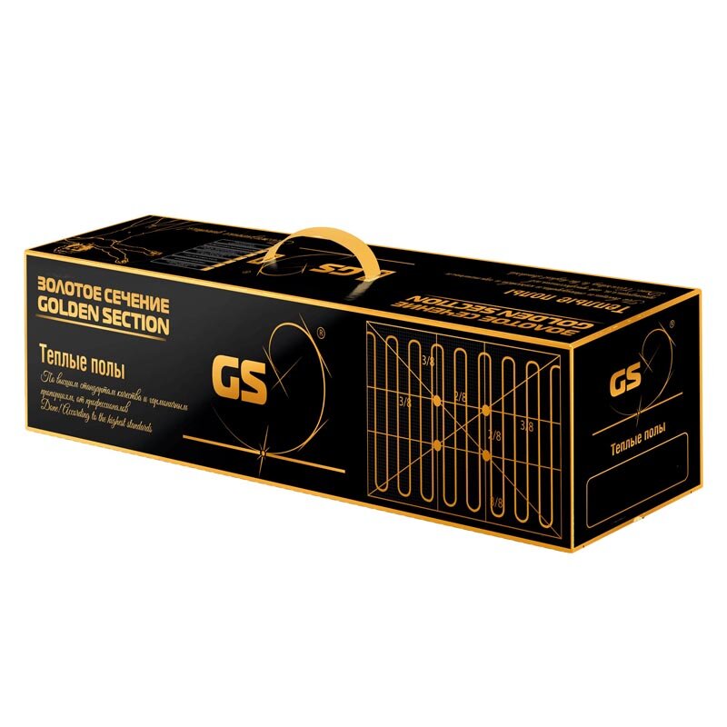 Изображение товара Теплый пол Золотое сечение GS-240-1,5 мощность 240 Вт для площади 1,5 кв.м.