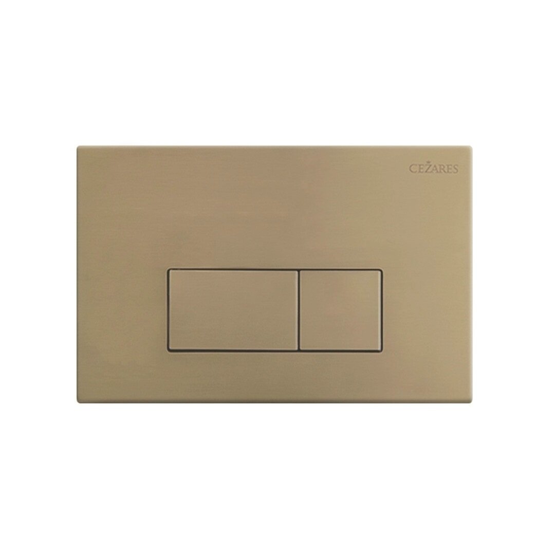 Изображение товара Клавиша смыва Cezares Движение/Slider CZR-510QV-BORO, механическая, золото брашированное Изображение товара Клавиша смыва Cezares Движение/Slider CZR-510QV-BORO, механическая, золото брашированное