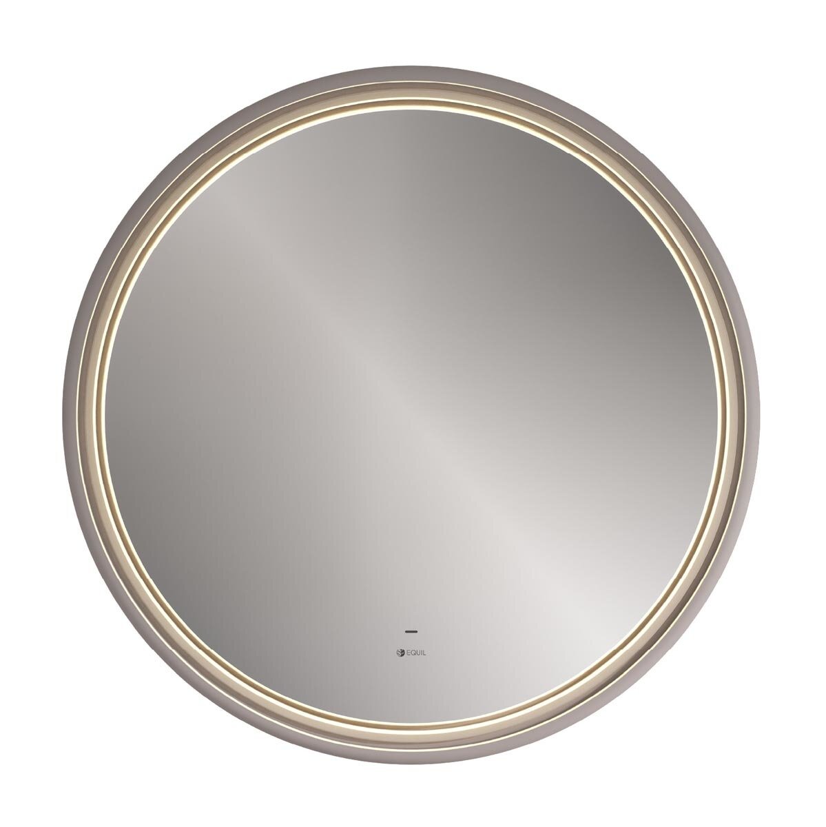 Изображение товара Зеркало Equil Шадэ zkSHADE.LED.D85-46, 85 см, LED-подсветка, инфракрасный выключатель, цвет амарок