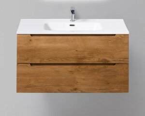 Изображение товара Подвесная тумба под раковину BelBagno Etna 90 см натуральный дуб