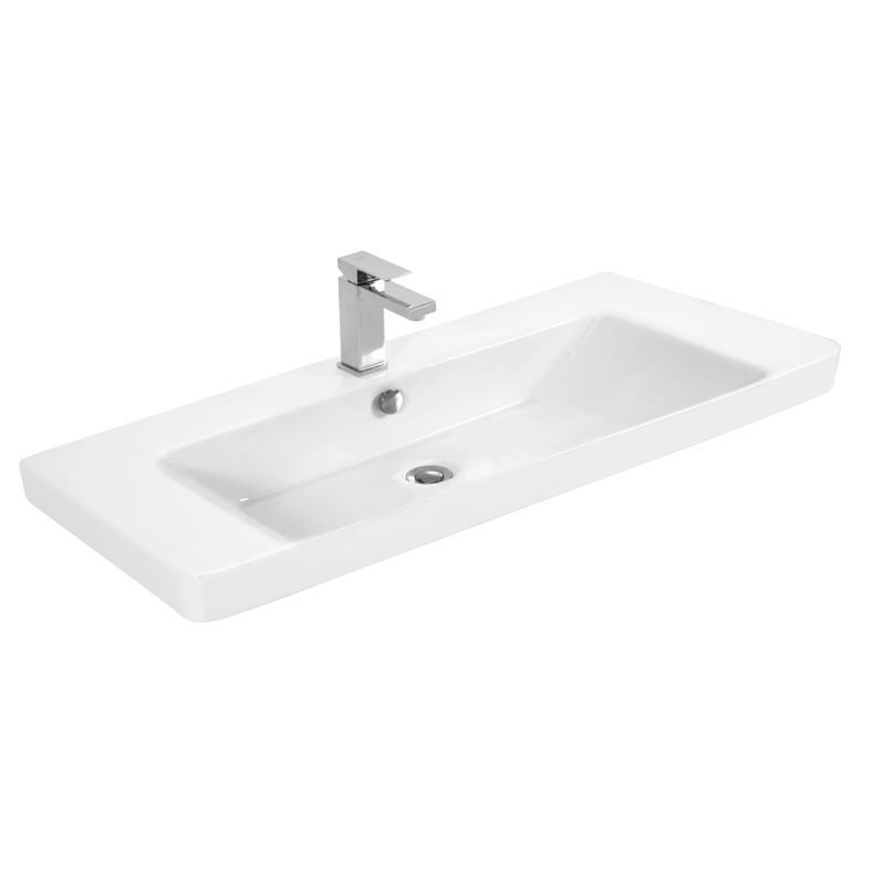 Изображение товара Керамическая раковина BelBagno LUXURY 11105-KL, 105.7 x 46 x 16 см Изображение товара Керамическая раковина BelBagno LUXURY 11105-KL, 105.7 x 46 x 16 см