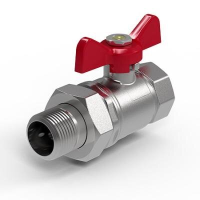 Изображение товара Кран шаровый Royal Thermo RTO 07.099 3/4" для отопления и водоснабжения с ручкой бабочка