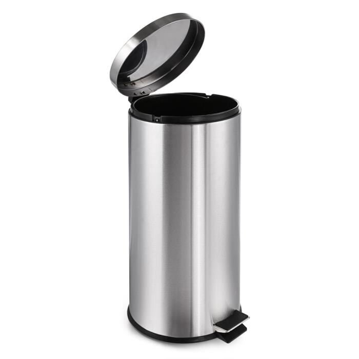 Изображение товара Корзина для мусора Merida Classic KIP411 с педалью 20 л нержавеющая сталь