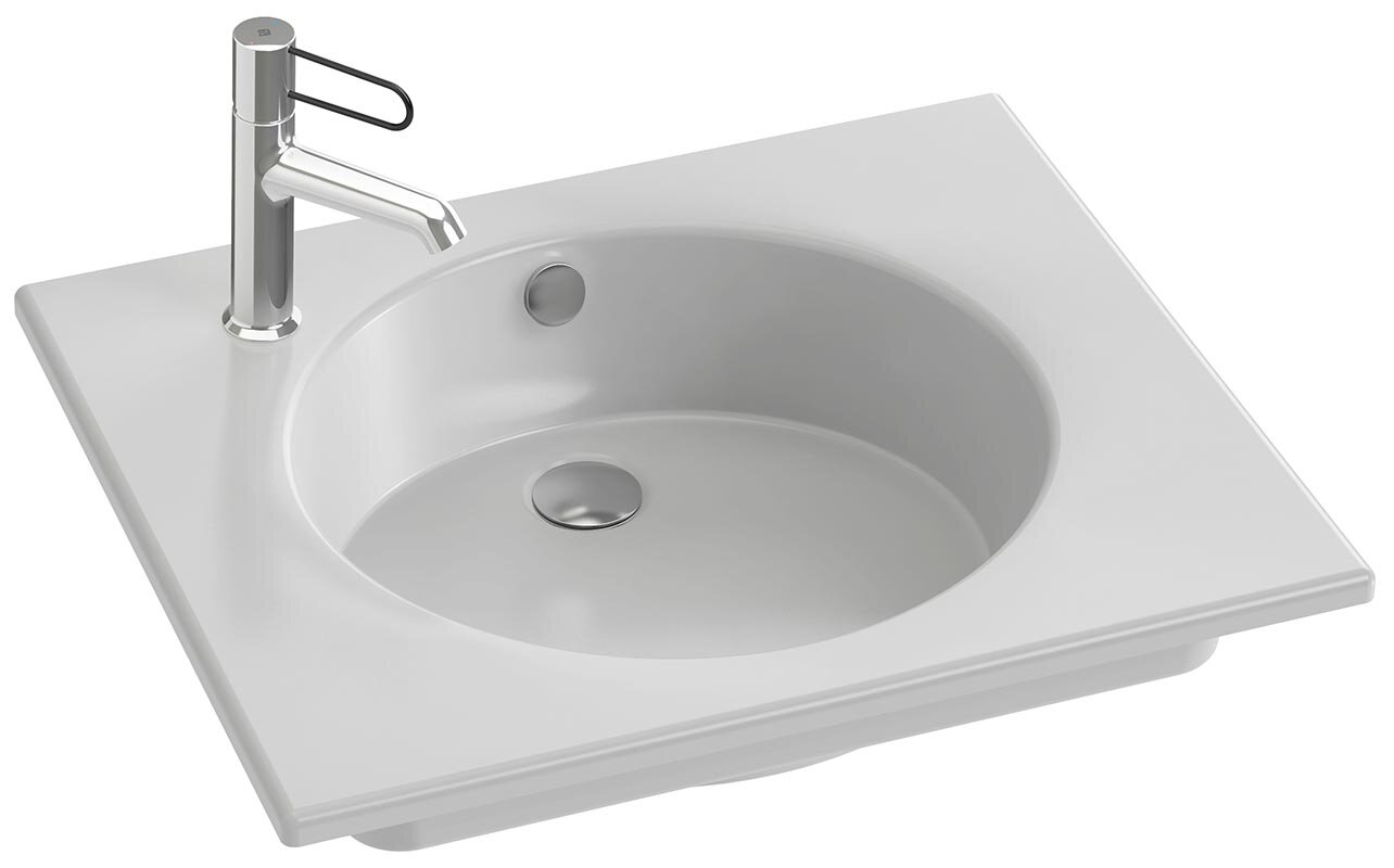 Изображение товара Раковина-столешница Jacob Delafon Odeon Rive Gauche EXBA112-00 60 см белая