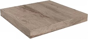 Изображение товара Ступень угловая, керамогранит Kerama Marazzi Про Вуд DL501520R/GCD, 33 x 33 см, правая, тёмно-бежевый