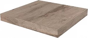 Изображение товара Ступень угловая, керамогранит Kerama Marazzi Про Вуд DL501520R/GCS, 33 x 33 см, левая, тёмно-бежевый