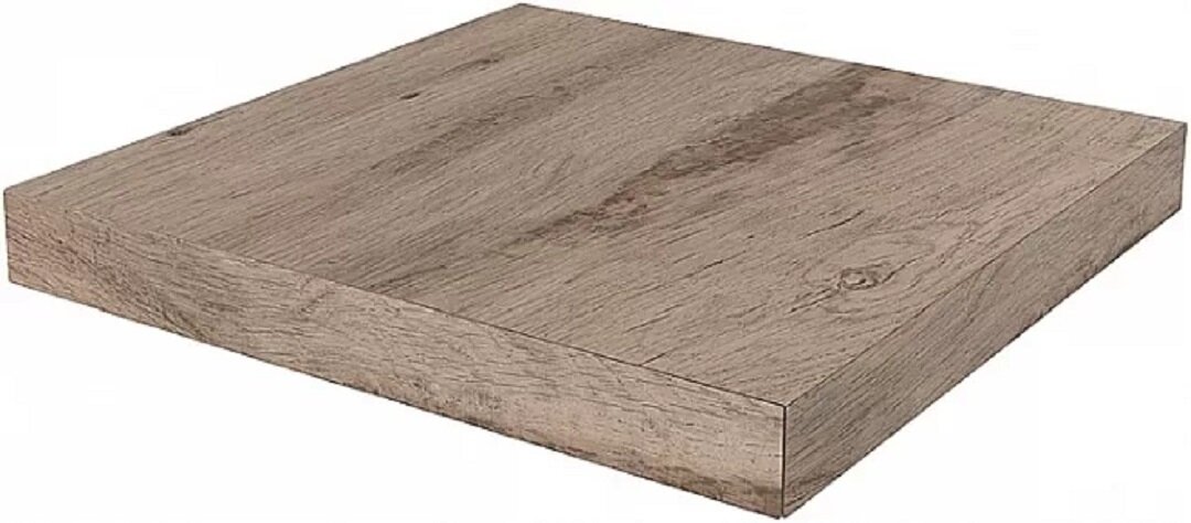 Изображение товара Ступень угловая, керамогранит Kerama Marazzi Про Вуд DL501520R/GCS, 33 x 33 см, левая, тёмно-бежевый