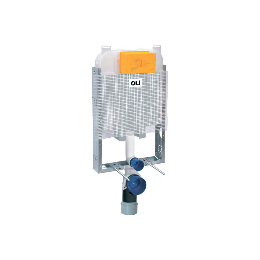 Изображение товара Инсталляция Oli 74 601901 механическая встроенная для унитаза белая