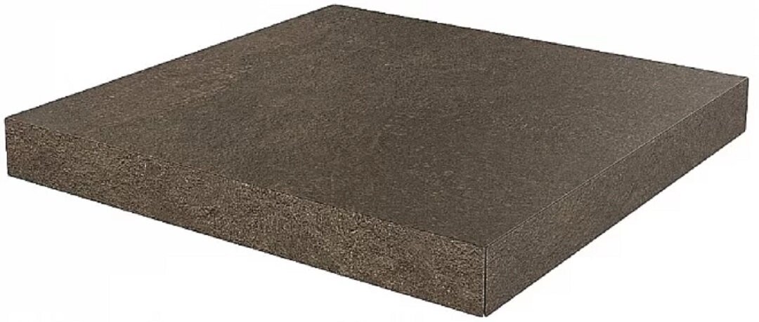 Изображение товара Ступень угловая, керамогранит Kerama Marazzi Про Стоун DD600220R/GCA, 33 x 33 см, коричневый Изображение товара Ступень угловая, керамогранит Kerama Marazzi Про Стоун DD600220R/GCA, 33 x 33 см, коричневый