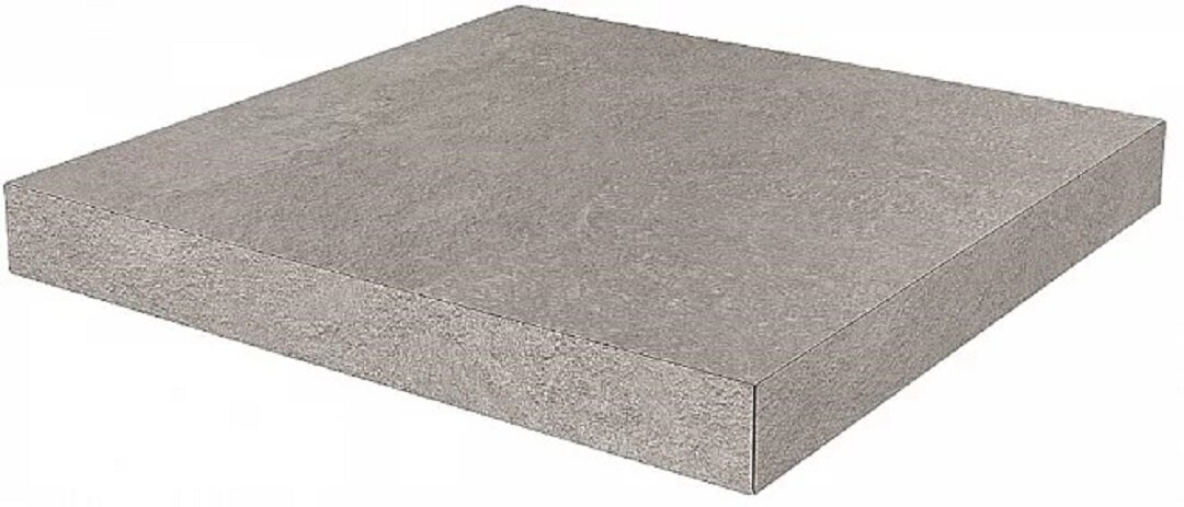 Изображение товара Ступень угловая, керамогранит Kerama Marazzi Про Стоун DD600420R/GCA, 33 x 33 см, серый