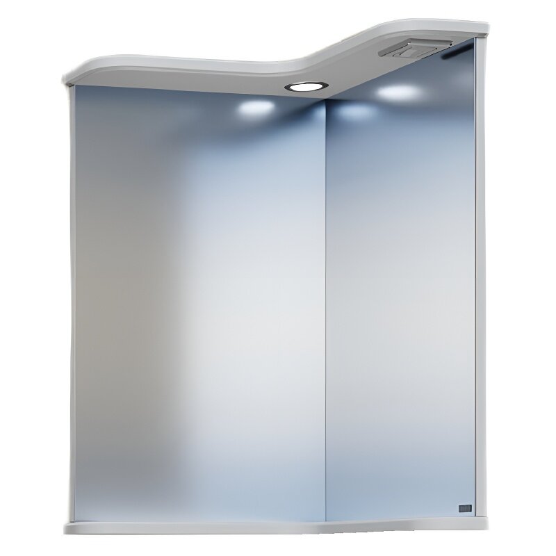 Изображение товара Зеркало СаНта Аврора 116001 65 см угловое с подсветкой белое