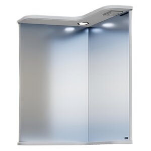 Изображение товара Зеркало СаНта Аврора 116001 65 см, угловое, с подсветкой, белое