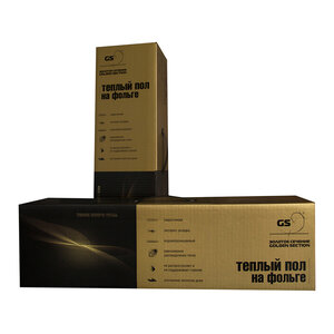 Изображение товара Теплый пол Золотое сечение GS-900-6,0: площадь обогрева 6 кв.м., мощность 900 Вт Изображение товара Теплый пол Золотое сечение GS-900-6,0: площадь обогрева 6 кв.м., мощность 900 Вт