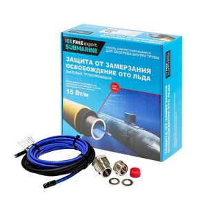 Изображение товара Обогрев трубопроводов «Теплый пол №1» Ice Free S-15-001-1,5: длина 1 м., мощность 15 Вт, внутреннего монтажа