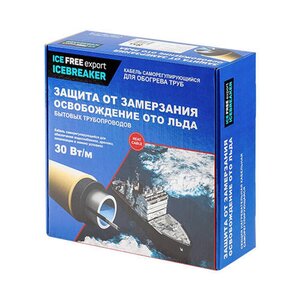Изображение товара Обогрев трубопроводов «Теплый пол №1» Ice Free I-30-002-1,5: длина 2 м., мощность 60 Вт, внешнего монтажа