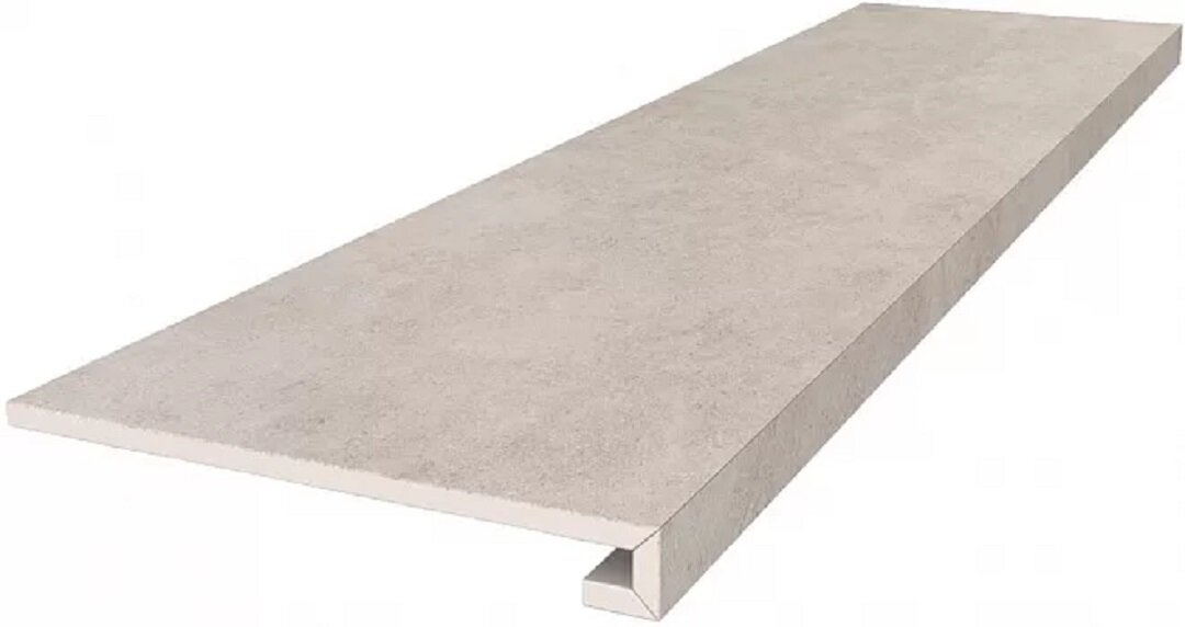 Изображение товара Ступень, керамогранит Kerama Marazzi Роверелла DL500420R/GCF, 33 x 119.5 см, бежевый Изображение товара Ступень, керамогранит Kerama Marazzi Роверелла DL500420R/GCF, 33 x 119.5 см, бежевый