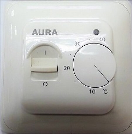 Изображение товара Терморегулятор Aura Technology LTC 130 белый для пола и помещений с влажностью