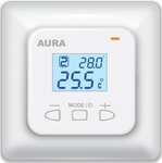 Терморегулятор тёплого пола Aura Technology LTC 440 белый - фото 1 Терморегулятор тёплого пола Aura Technology LTC 440 белый - фото 1