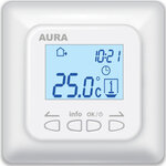 Терморегулятор Aura Technology LTC 730 белый - фото 1 Терморегулятор Aura Technology LTC 730 белый - фото 1