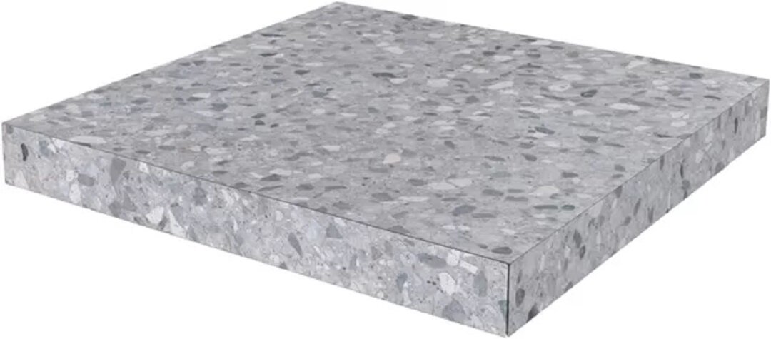 Изображение товара Ступень угловая, керамогранит Kerama Marazzi Терраццо SG632620R/GCA, 33 x 33 см, серый Изображение товара Ступень угловая, керамогранит Kerama Marazzi Терраццо SG632620R/GCA, 33 x 33 см, серый