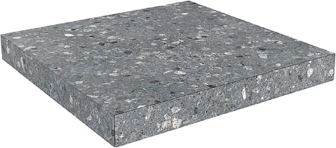 Изображение товара Ступень угловая, керамогранит Kerama Marazzi Терраццо SG632820R/GCA, 33 x 33 см, тёмно-серый Изображение товара Ступень угловая, керамогранит Kerama Marazzi Терраццо SG632820R/GCA, 33 x 33 см, тёмно-серый