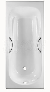 Изображение товара Ванна чугунная Byon 15 V0000221, 170 х 75 см, с ручками, белая